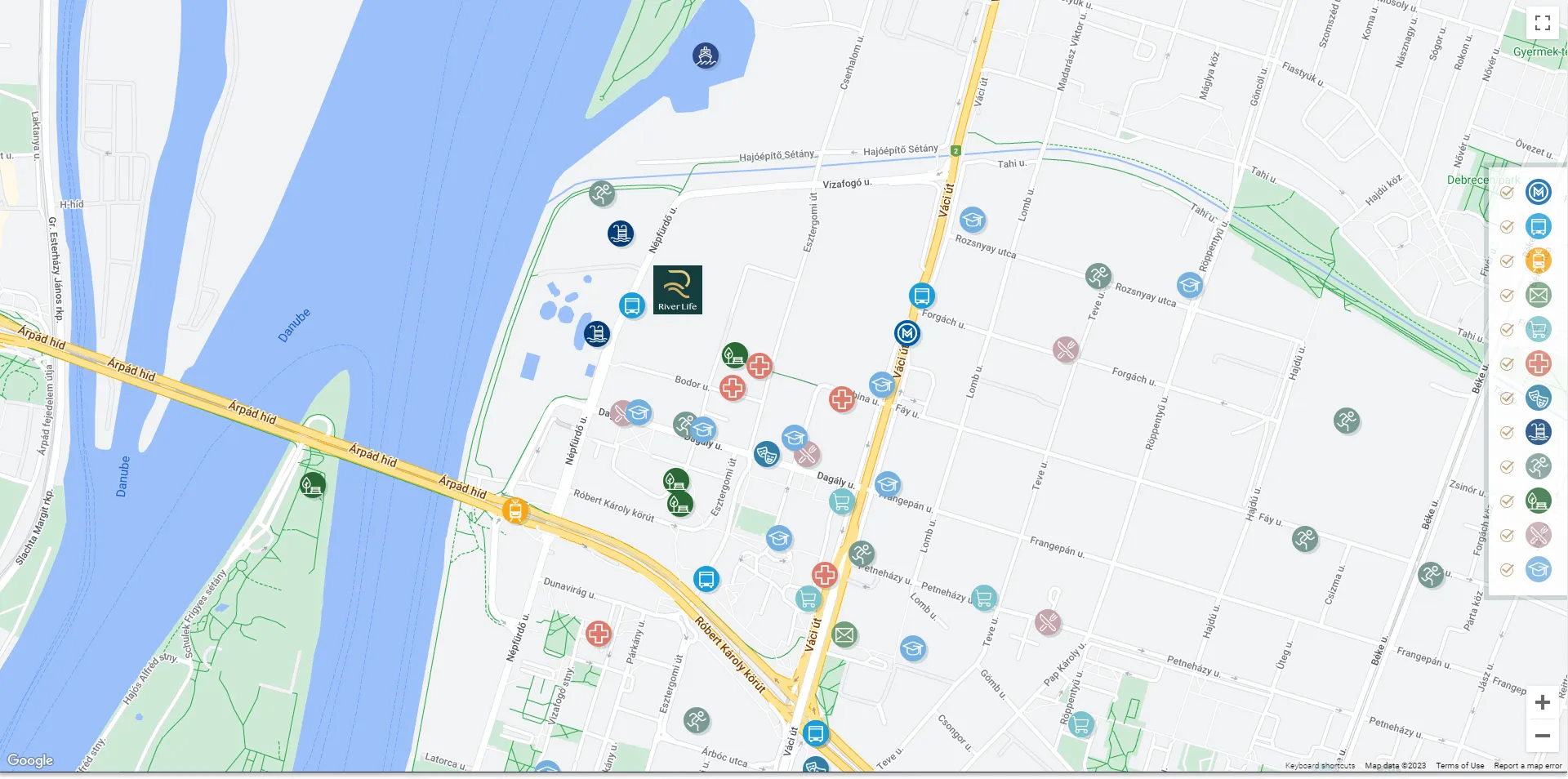 Riverlife map